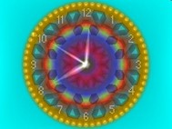 2D_Gold_Clock Screensaver screenshot